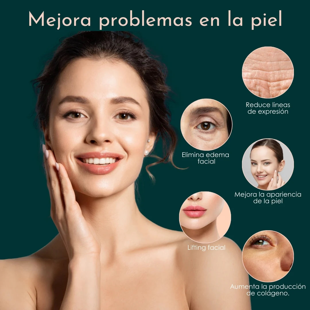 Masajeador Microcorriente + Gel 250ml DE REGALO
