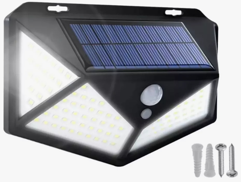 Lampara Solar 100 Luces Led Exteriores