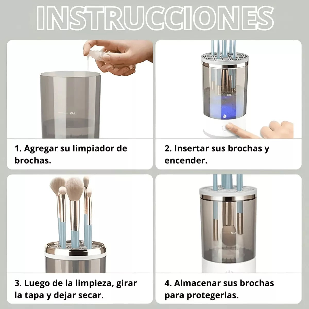 Lavadora Automática de Brochas