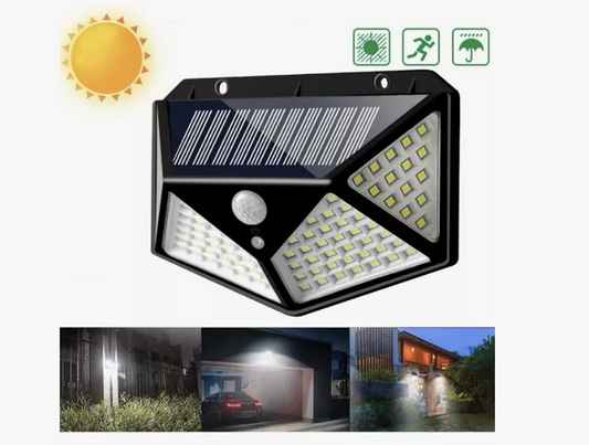 Lampara Solar 100 Luces Led Exteriores