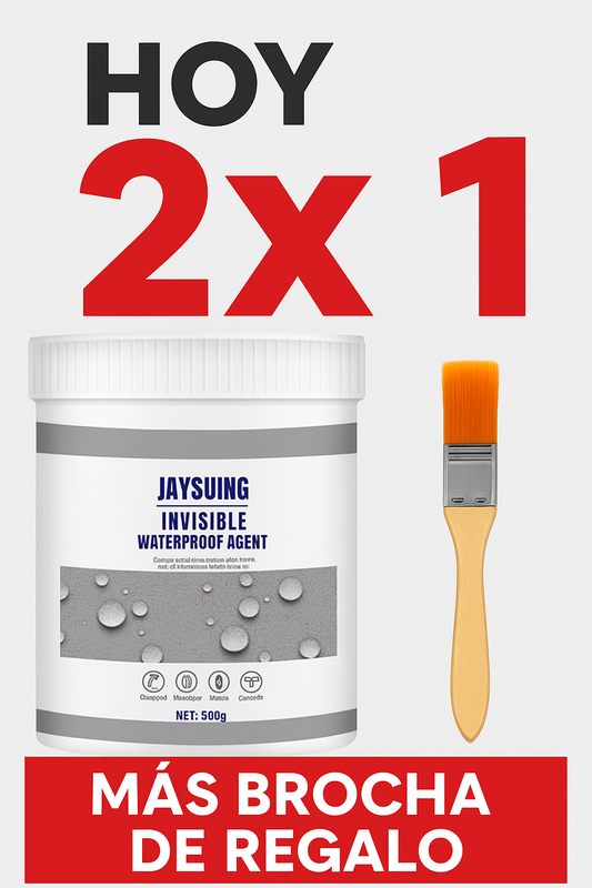 HOY 2X1 AquaBlock® SELLADOR IMPERMEABILIZANTE + BROCHAS DE REGALO