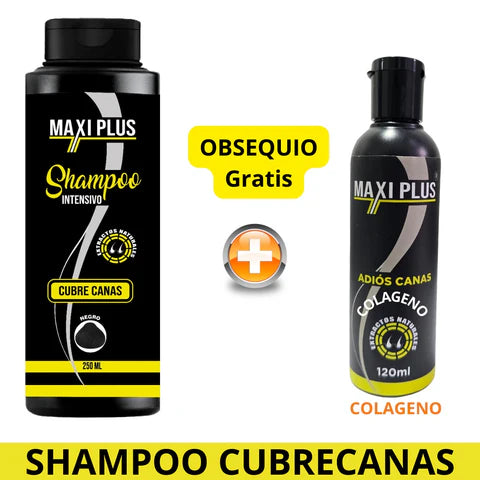 SHAMPOOCUBRE CANAS MAXI PLUS + OBSEQUIO